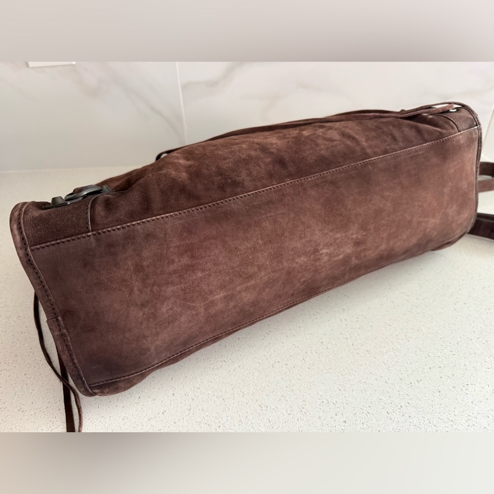 Balenciaga Le City Brown Suede Bag Large SOLD OUT - Picture 6 of 12